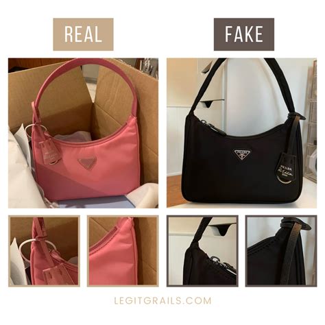 how to sopt a fake prada bag|prada dust bag authentic.